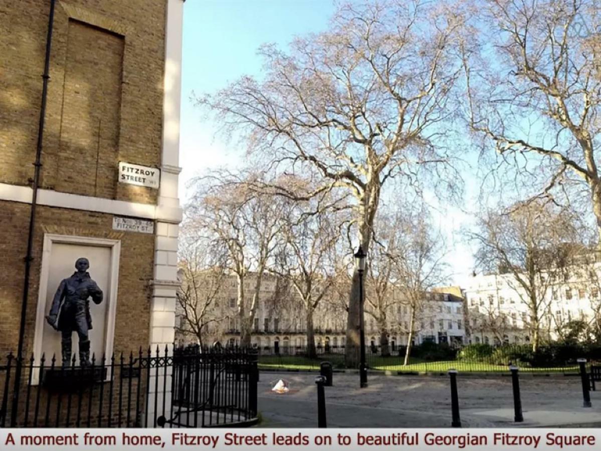 Elegant Fitzrovia Central London 2-Bed Nr Oxford Street Helpful Informative Host Exteriör bild